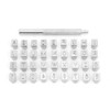 36Pcs Pattern Leather Stamp Puncher Number and Alphabet Stamping Tool