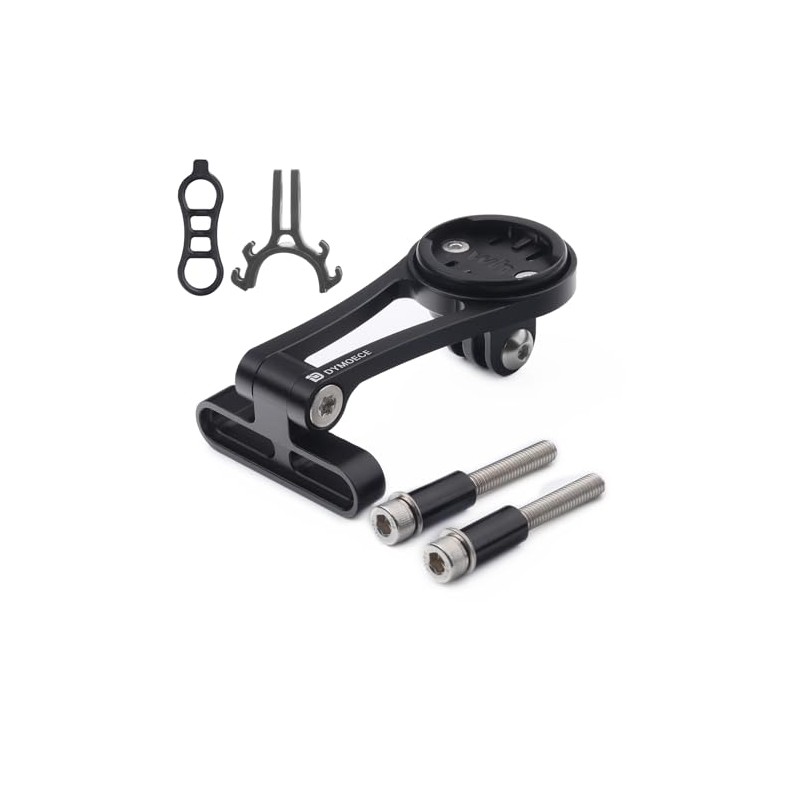 Dymoece Bicycle Computer Mount Adjustable Out Front Combo Bike Mount