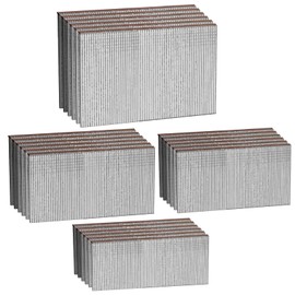 SITLDY 16 Gauge Galvanized Straight Finish Nails Brown T-head 4 Sizes 2000-Pack (1-1/2", 1-3/4", 2", 2-1/2", 500 Per Size) Assorted Size Project Pack, for 16GA Straight Finish Nailer