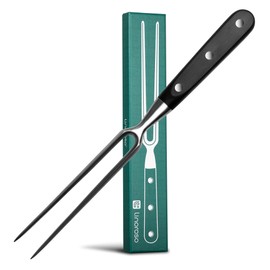 linoroso Meat Carving Fork 11 inch, Razor Sharp Carving Fork Barbecue Fork BBQ Tools Meat Forks Stainless Steel