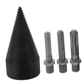 Gadpiparty Heavy Duty Wood Splitting Drill Bit Electric Drill Removable Log Splitter Interchangeable Heads Durable and Sturdy for Home Use Connecting Rods