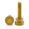 Knurled Head Thumb Screws - Solid Brass Machine Screws -