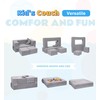 Elftopia Modular Kids Sofa,Toddler Couch Foam Armchair for Kids, Children