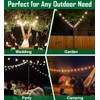 Tigerden 10Ft String Light Poles for Outside, Adjustable Metal Poles