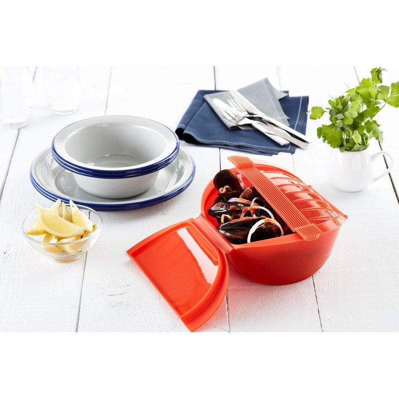 Lékué - Cocotte XL, 3-4 persone, color rosso