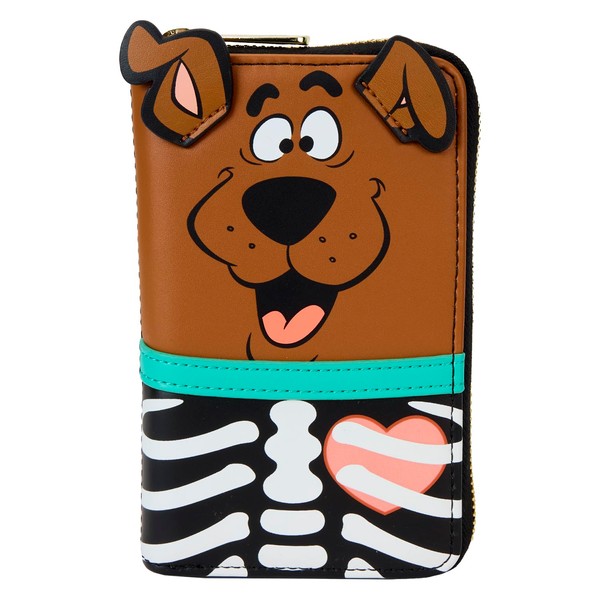 Loungefly Scooby Doo Skeleton Scooby Cosplay Zip Around Wallet