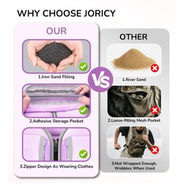 Adjustable Weighted Vest Women Men 23-30lb Vest with 5 Ironsand Weights, Body Weight Vest Weighted Vest Woman Adjustable Weights for walking Running Strength Training Workout Purple