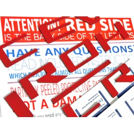 Generic Red Bed Rail Letters Compatible with Silverado 2019-UP ABS Plastic Selfadhesive Inserts Not Decals (2 sets)