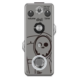 Iset Grim Heavy Metal Guitar Pedal for Electric Guitar Bass True Bypass