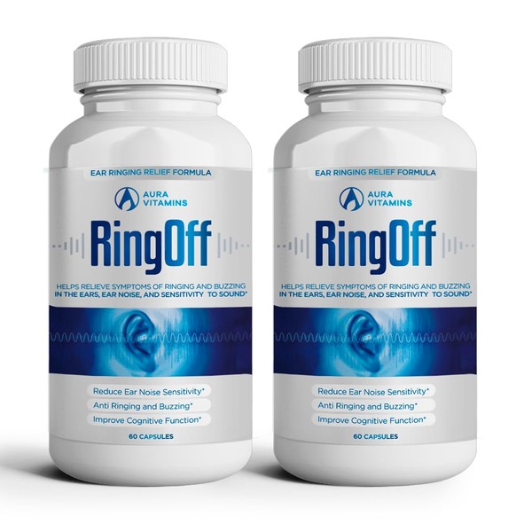 AURA VITAMINS Ring Off Tinnitus Relief: Natural Solutions for Quieting