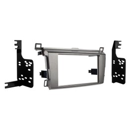 Metra Electronics 95-8242G Double DIN Installation Dash Kit for 2013-Up Toyota Rav4 Vehicles, (Grey) (958242G)