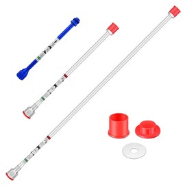 Spray freely 3-Piece Set of Extension Poles,Airless Spray Gun Tip Extensions,Airless Paint Sprayer Gun Tip Extension Pole,for Airless Paint Gun Wand (12in 20in 40in)