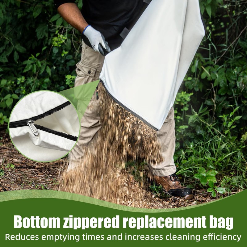 Dimakung 51503 Leaf Blower Vacuum Bag for Toro, Bottom Zip