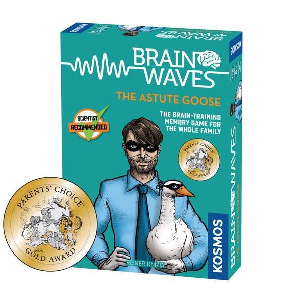 Brainwaves: The Astute Goose - A Kosmos Game from Thames & Kosmos | Fun, Scientist Approved, Family-Friendly Games to Sharpen Your Mind & Train Your Brain, for Ages 8+