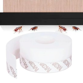 VERALY.MX | Tira Guardapolvo Sellado de Silicona para Puertas y Ventanas, Autoadhesiva, Aislante de Polvo, Ruido e Insectos, Transparente, Flexible, 3 Metros