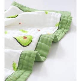 Muslin Quilt Baby Blankets 43 * 43in, Neutral Toddler Cooton Swaddle Blanket, Soft Receiving Blankets for Unisex Baby Girl Boy,Cobijas para Bebe, Newborn Nuilt Crib