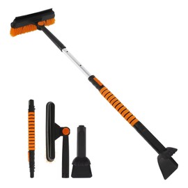Gift2u 3-in-1 Snow Shovel Ice Removal Tool Set with Telescoping Brush Detachable and Shovel Ice Scraper and Deicer - Ideal for Car and Truck Snow Removal