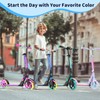 BELEEV V8 Scooters for Kids Ages 6+ with Light-Up Wheel