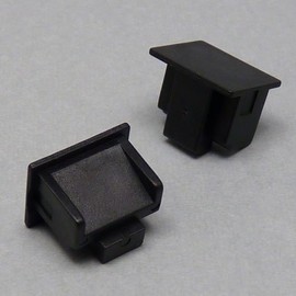 tekunobeinzu RJ45 for Cap (Black) Without Knob 6 Pcs/pack rj45capk – B0 – 6 