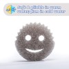 Scrub Daddy Style Dish Sponge Twin Pack, Smiley Face Sponges