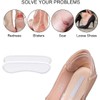 Shoe Insert Comfort Kit, Clear Heel Grips, Cushion Pads and