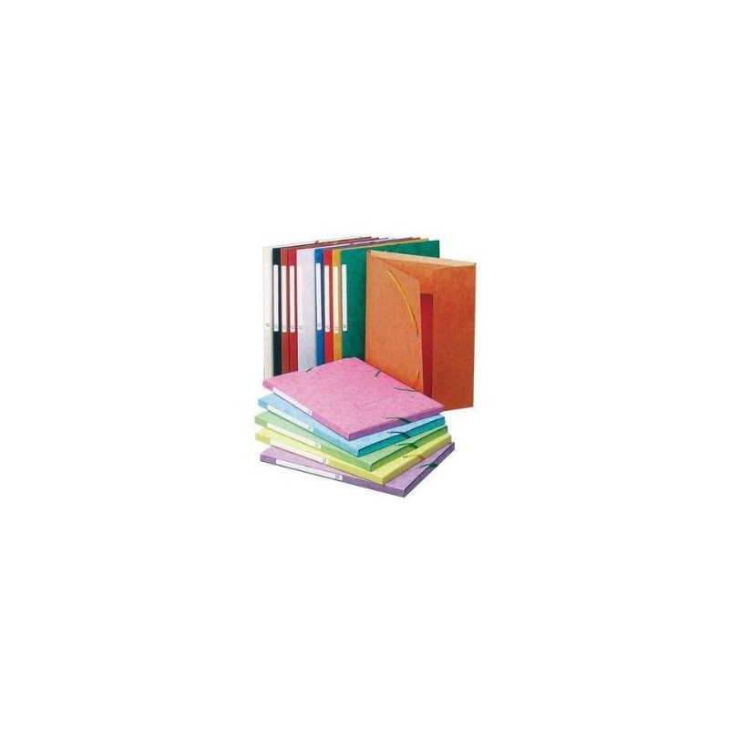 Exacompta Folder with Elasticated Corners Pack of 5 Maxi Capacity
