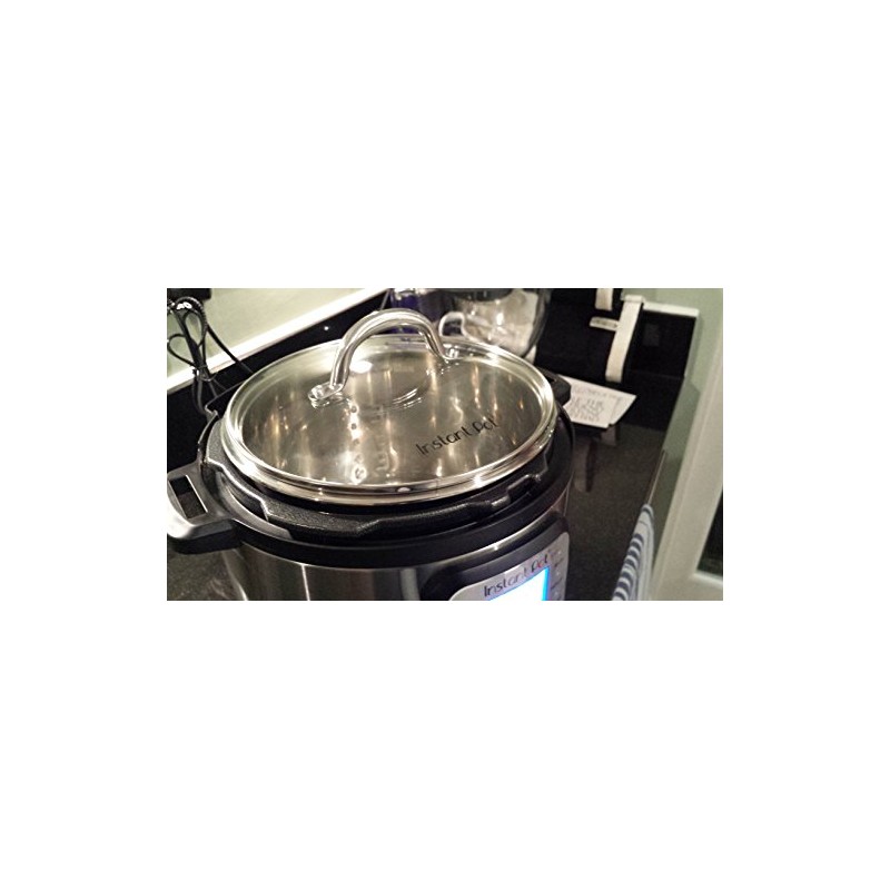 Instant Pot Tempered Glass Lid, 9.1-In, 6-Qt, Cooking Pot Lid,
