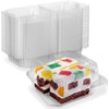 MT Products Clear Cake Slice Container 5" x 5" x