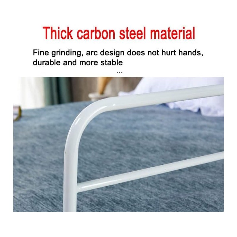 CUEYU Adjustable Bed Rail for Elderly Bedside Standing Assist, clip-on