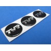 TVR AUTO CAR DOMED DECAL EMBLEM STICKER SET OF THREE #214