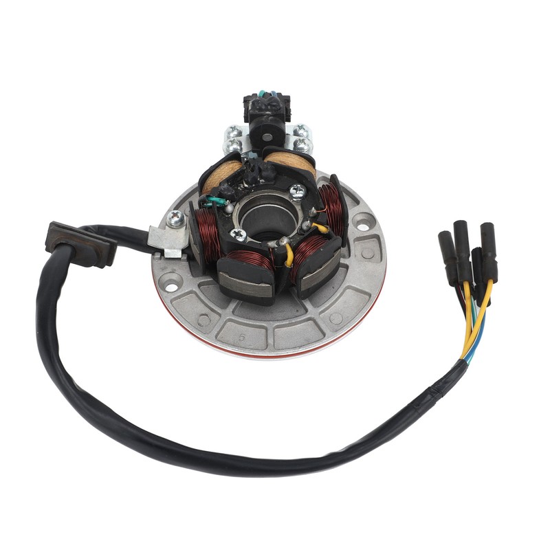 Magneto Stator Plate Copper Coil 5 Wire High Conductivity Generator