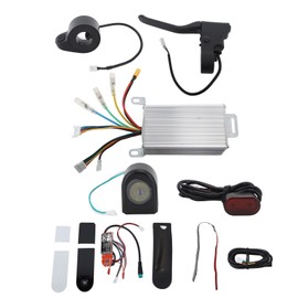 36V 350W Electric Scooter Controller Dashboard Display Thumb Throttle Brake Lever Headlight Tail Light Kit for Xiaomi Electric Scooter