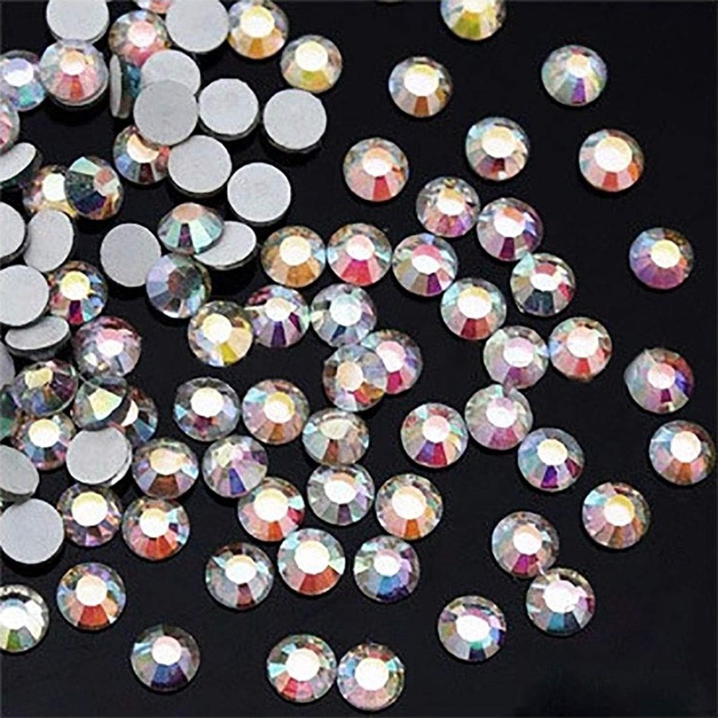 XIULI Rhinestones, DIY Nail Decoration and Clothes, High Luminous, White