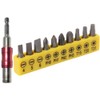 TEHAUX 1set Drill Bit Extension Flexible Magnetic Adapter Screwdriver Bits