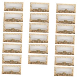 Minkissy 20pcs False Eyelash Storage Box Paper Eyelash Packaging Case Window Design for Easy Viewing for Personal and Compact and Portable for Makeup Organization