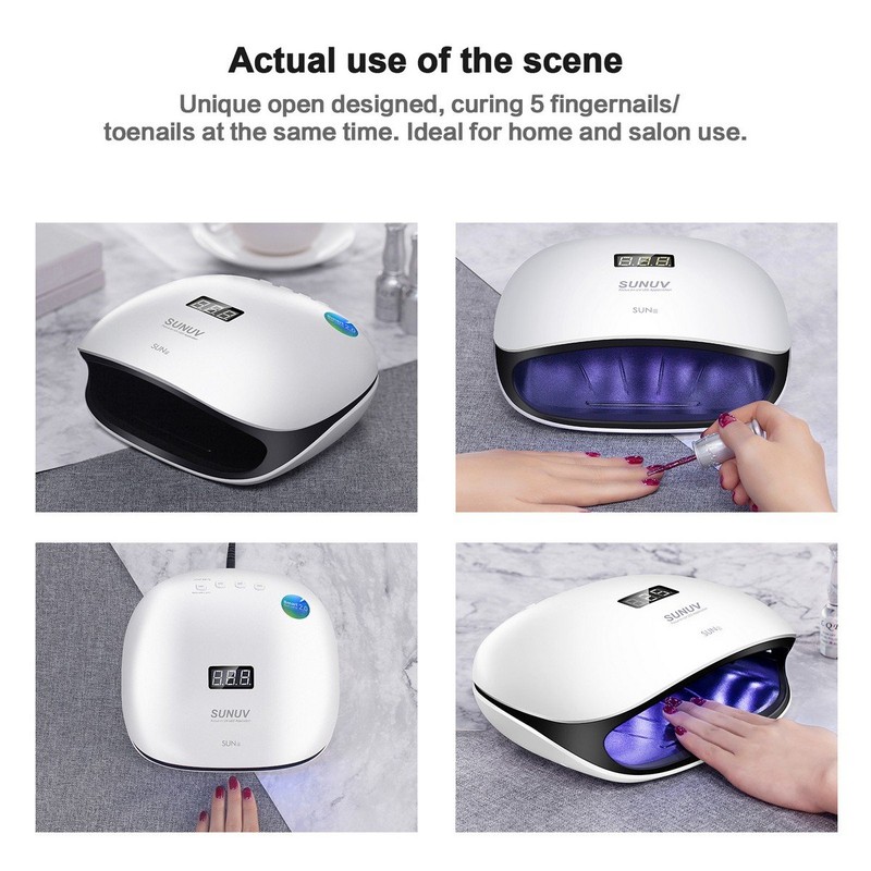 UV Led Nail Lamp, SUNUV 48W UV Nail Dryer SUN4