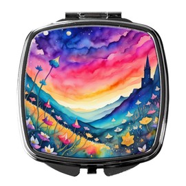 Caroline's Treasures Colorful Campanula Compact Mirror