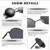 Pro Acme Retro Small Round Polarised Sunglasses for Men Women,