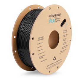Comgrow PLA 3D Printer Filament, 3D Printer PLA Filament 1.75mm, Dimensional Accuracy +/- 0.02 mm, 1KG Spool PLA Orange