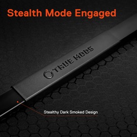 True Mods 60 Inch Smoked Triple 3 Row LED Tailgate Light Bar Strip for Pickup Truck Trailer Vehicle [Rigid Aluminum] Amber Sequential Turn Signal TBT Red Running Brake White Reverse Tail Gate Lightbar