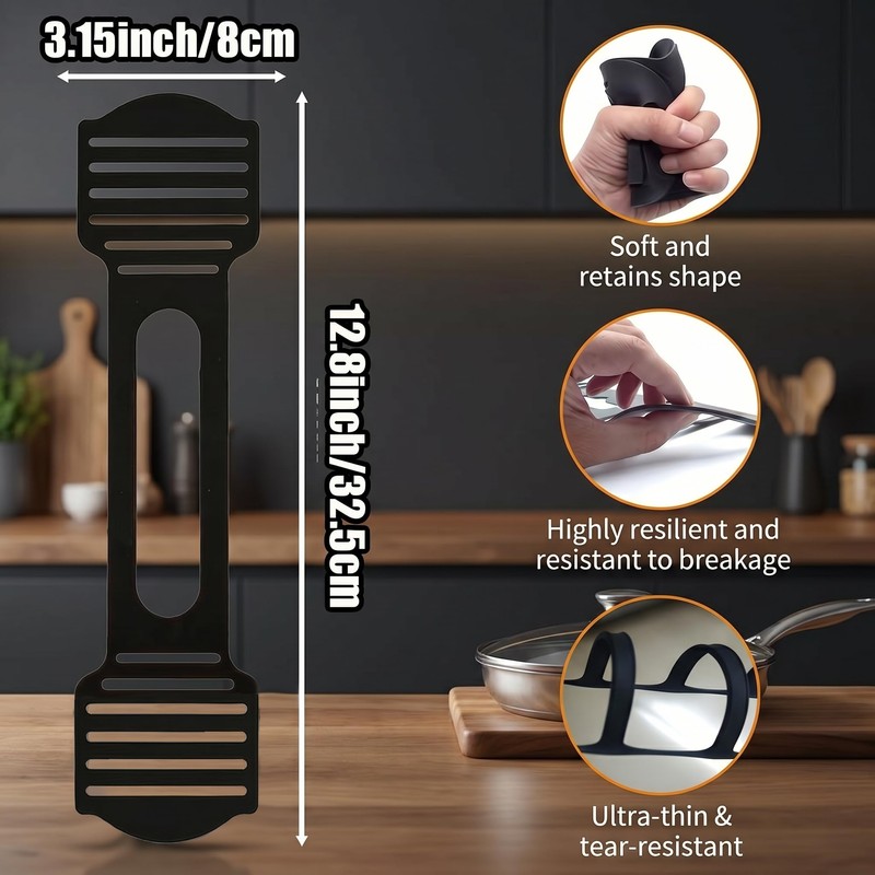 Rxuiael Adjustable Silicone Lid Lock Strap for Slow Cookers and