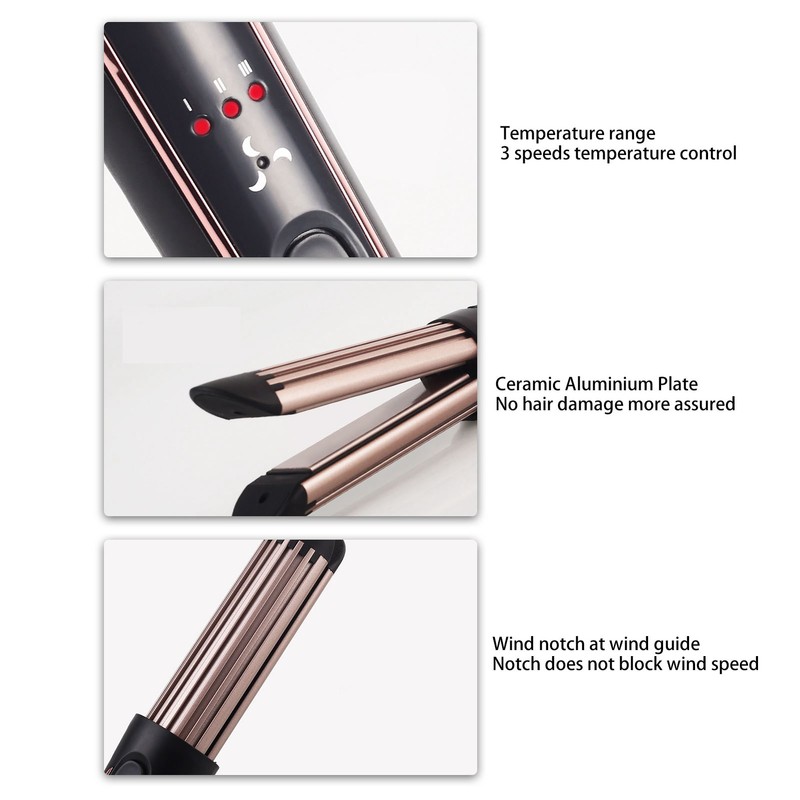 45W Hair Straightener Professional Portable Fast Heating Straightening Curling Iron