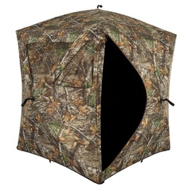 Ameristep AMEBL3000 Care Taker Ground Blind, Hubstyle Blind in Realtree Edge
