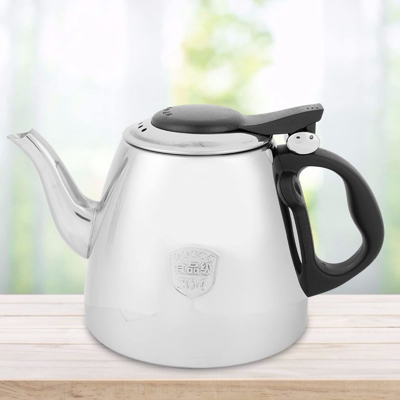 QANYEGN Stainless Steel Flat Bottom Kettle, Induction Stove Top Boiling