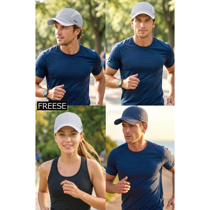 FREESE Sports Cap, Hat, Running, Jogging, Moisture Wicking, Quick Drying,