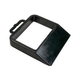 Mytee Products Rubber Pallet Jack Wheel Chock with Built-in Handle - Pallet Jack Stopper for Truck - 13.37" Length x 11.62" Width x 2" Height