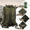 Sirius Survival 50L Expeditionary Tactical Backpack, Tan