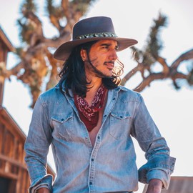 Cowboy Hat Bands for Women Men, Cowgirl Hat Bands for Western Hats Straw Hats Fedora Hats, Leather Hat Belt Hatbands Multicolor