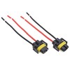 2PCS H11 HEADLIGHT CONNECTOR PLUG WIRE FOR TOYOTA AVENSIS PRIUS