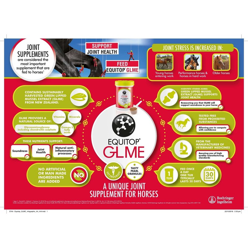 EQUITOP® GLME - Joint Supplement for Horses, 750g